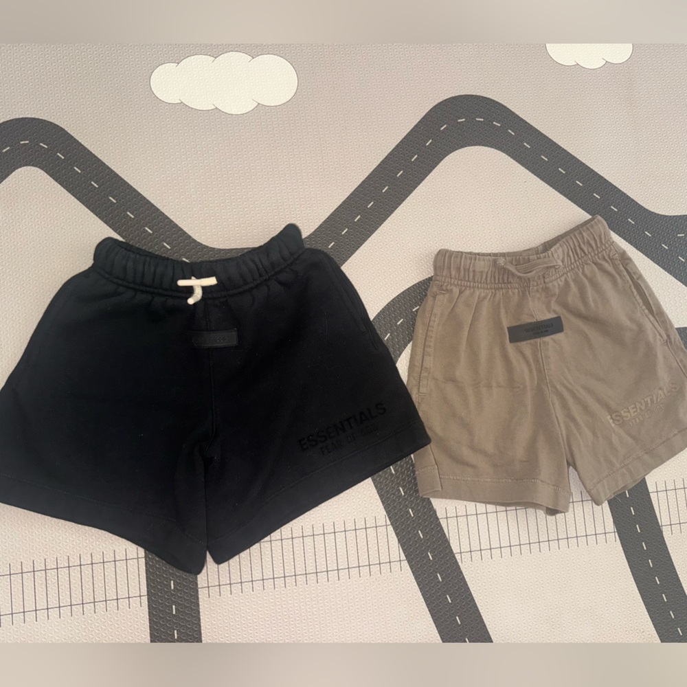 Essentials Kids Bottoms Shorts - Black, brown